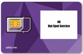 12 Months 4G 15GB data/m Hot Spot Service