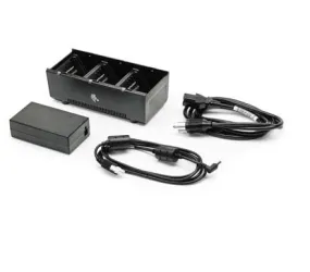 3 Slot Battery Charger; Zq600, Qln And Zq500 Series; Includes Power Supply And Eu Power Cord