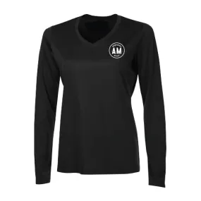 AM DEJEUNER - LADIES' SERVER V-NECK L/S TEE