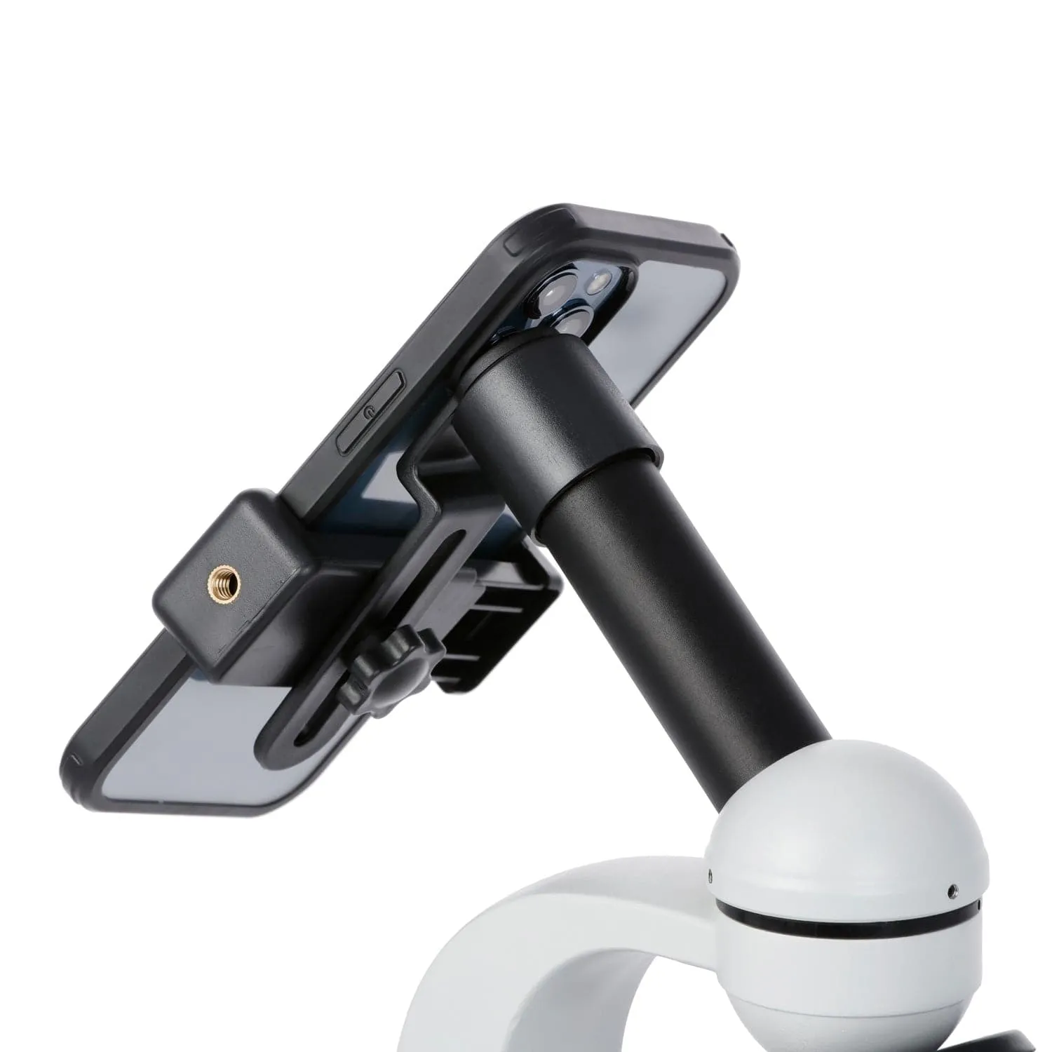 AmScope Smartphone Mount Kit for Compound Microscope with Bluetooth Remote