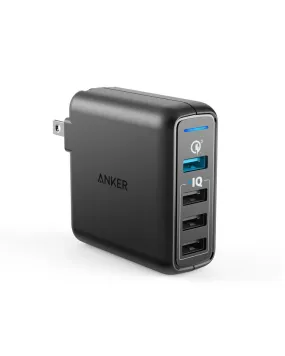 Anker PowerPort Speed QC 3.0 4 Port Wall Charger - Black