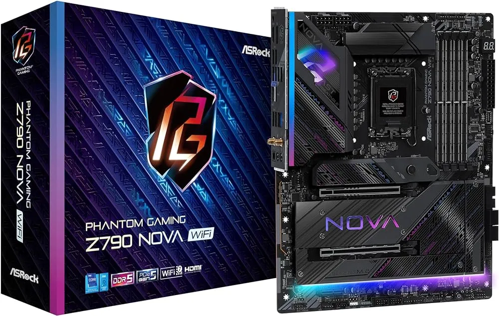 Asrock Phantom Gaming Z790 Nova Wifi - Motherboard - Atx - Lga1700 Socket - Z790