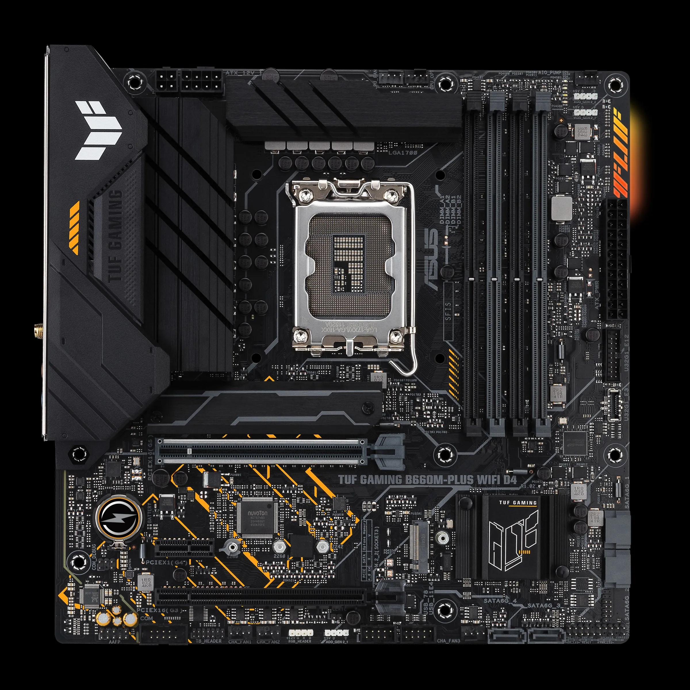 Asus Mainboard Tuf Gaming B660m-Plus Wifi D4 - Micro Atx - Socket Lga1700 - Intel B660