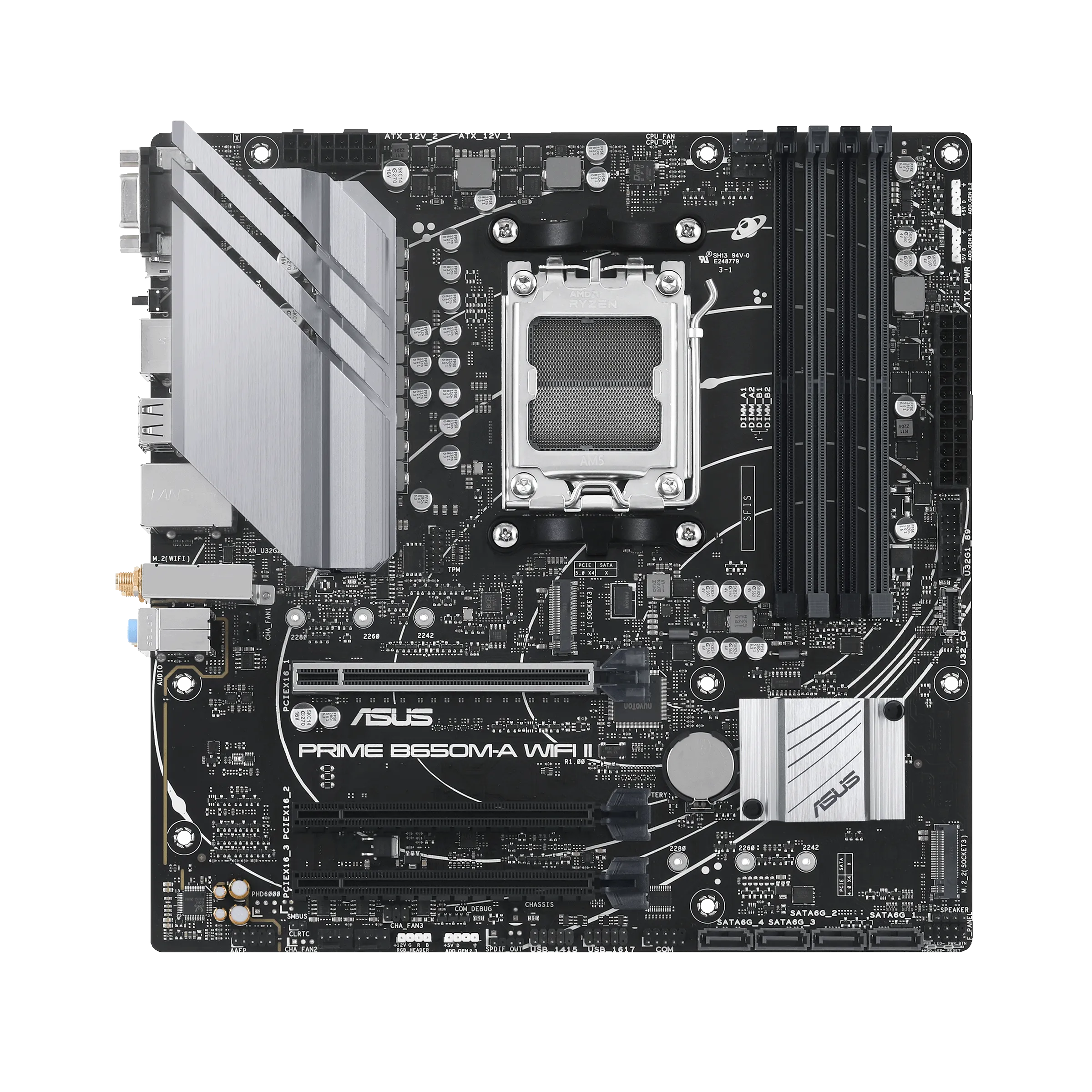 ASUS PRIME B650M-A WIFI II DDR5,Socket AM5 mATX Motherboard