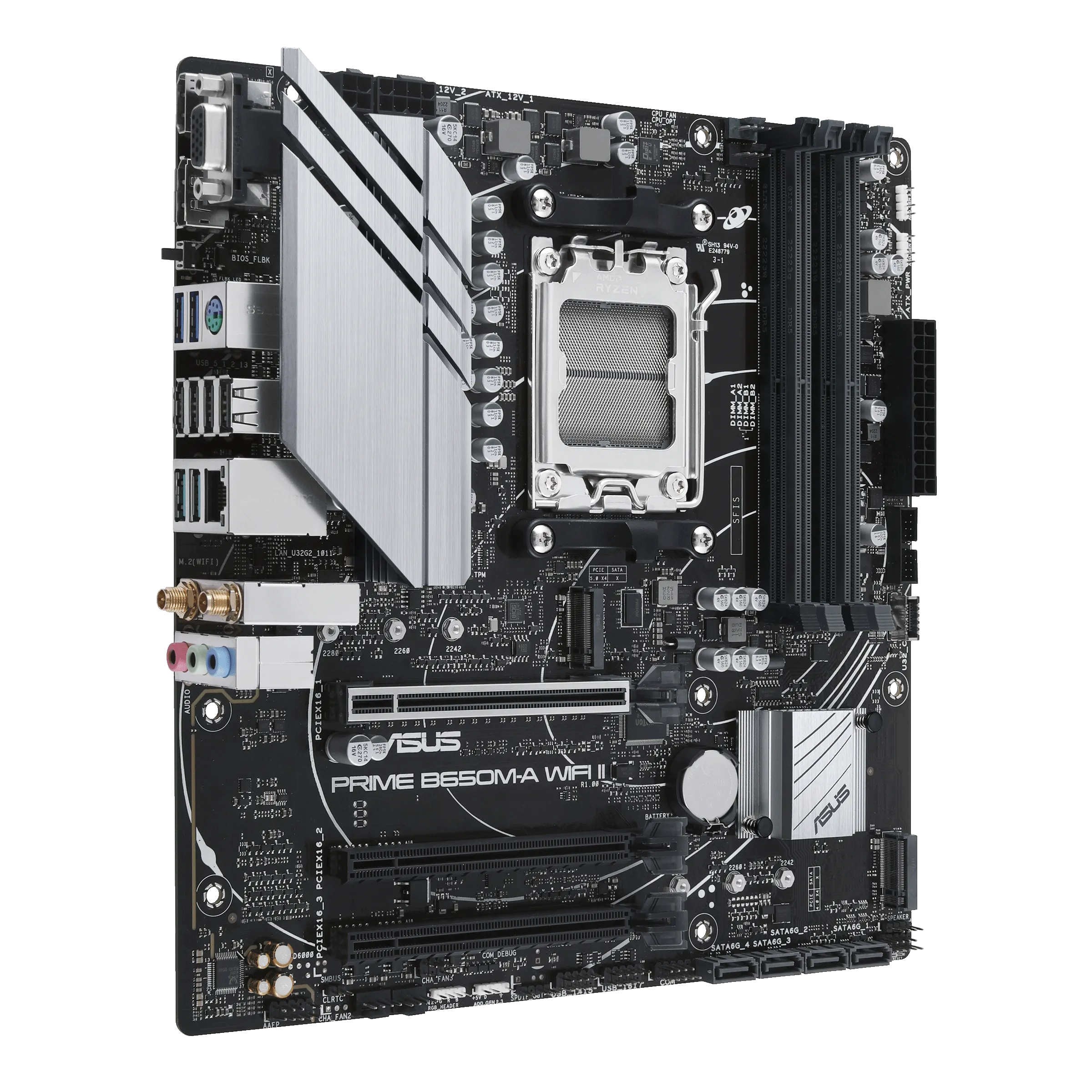 ASUS PRIME B650M-A WIFI II DDR5,Socket AM5 mATX Motherboard