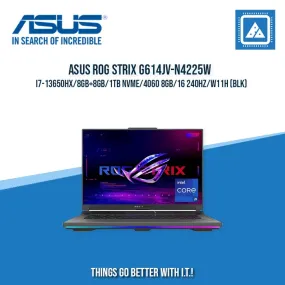 ASUS ROG STRIX G614JV-N4225W I7-13650HX/8GB 8GB/1TB NVME/4060 8GB | BEST FOR GAMING AND AUTOCAED LAPTOP