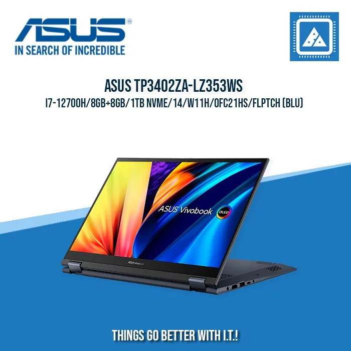 ASUS TP3402ZA-LZ353WS I7-12700H/8GB 8GB/1TB NVME | BEST FOR STUDENTS AND FREELANCERS LAPTOP