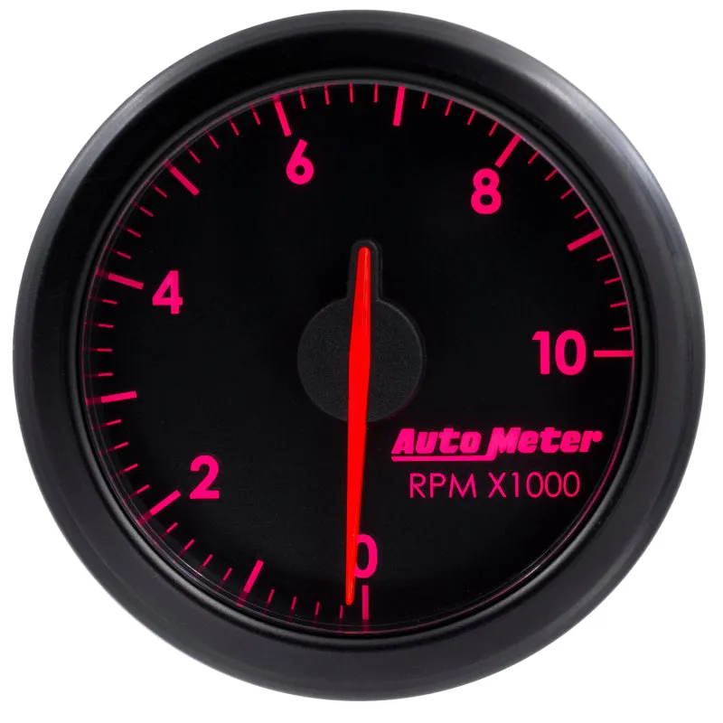 Autometer Airdrive 2-1/6in Tachometer Gauge 0-10K RMP - Black