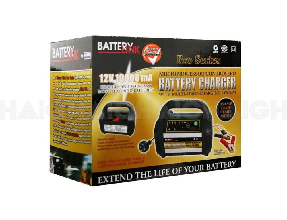 Battery Link Pro-Series Smart Battery Charger │ 10,000mA