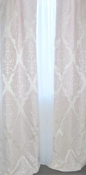 Blush Petal Jacquard Curtain