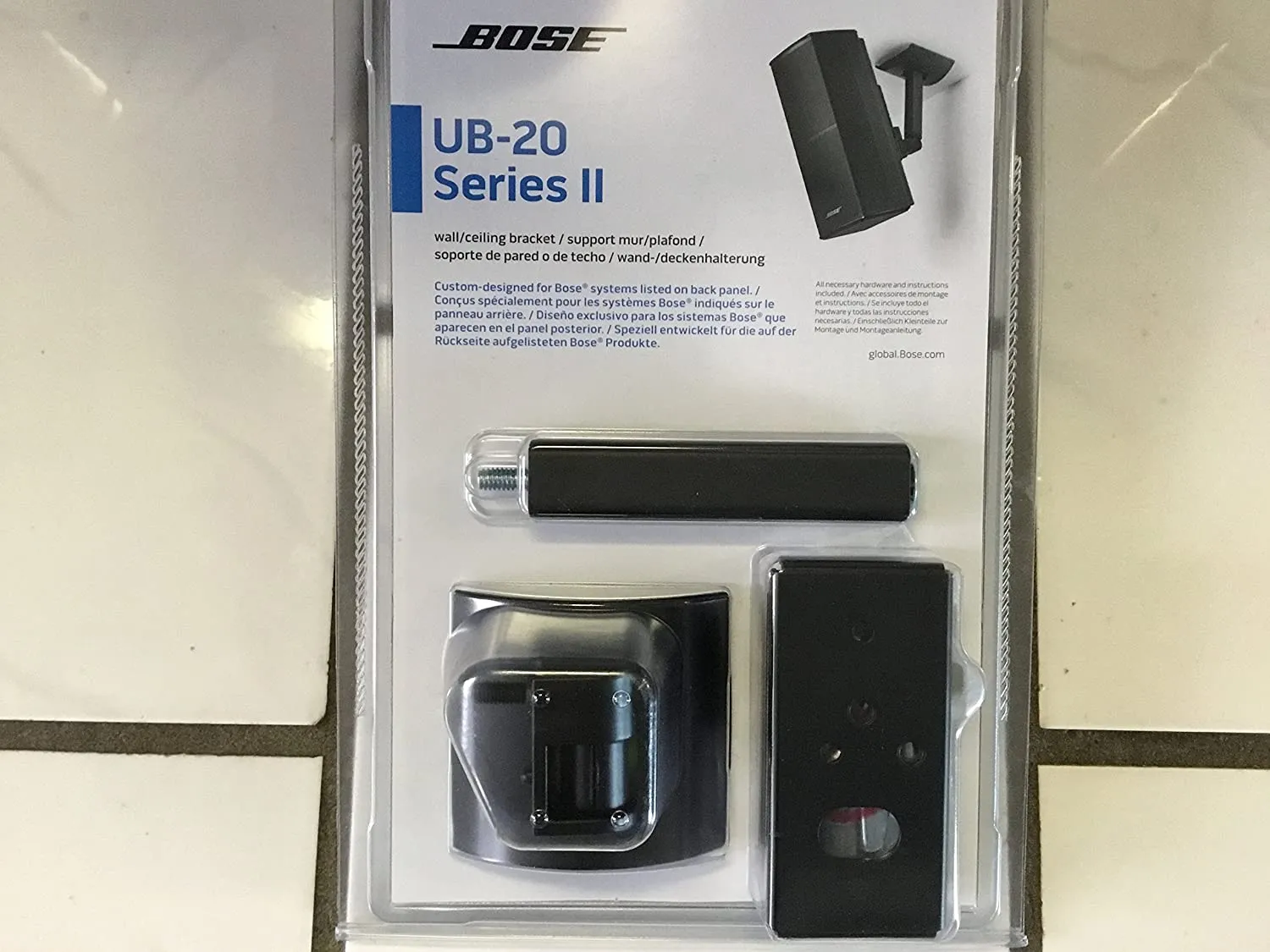 Bose UB-20 Series II Wall/Ceiling Bracket Black 722141-0010