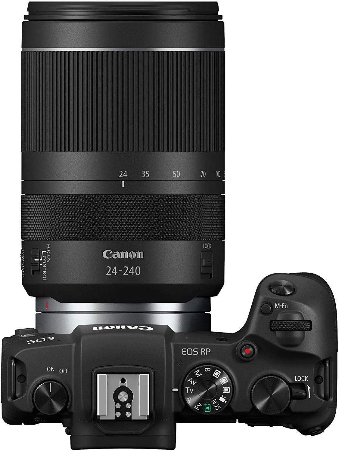 Canon EOS RP Mirrorless Camera w/RF 24-240mm Lens F/4-6.3 is USM & Lens Mount Adapter