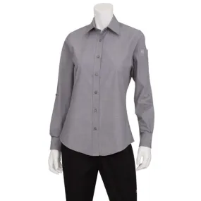 Chef Works SLWCH002GRYL Dress Shirt