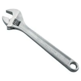 Chrome Adjustable Wrenches, 18 in Long, 2 1/16 in Opening, Chrome