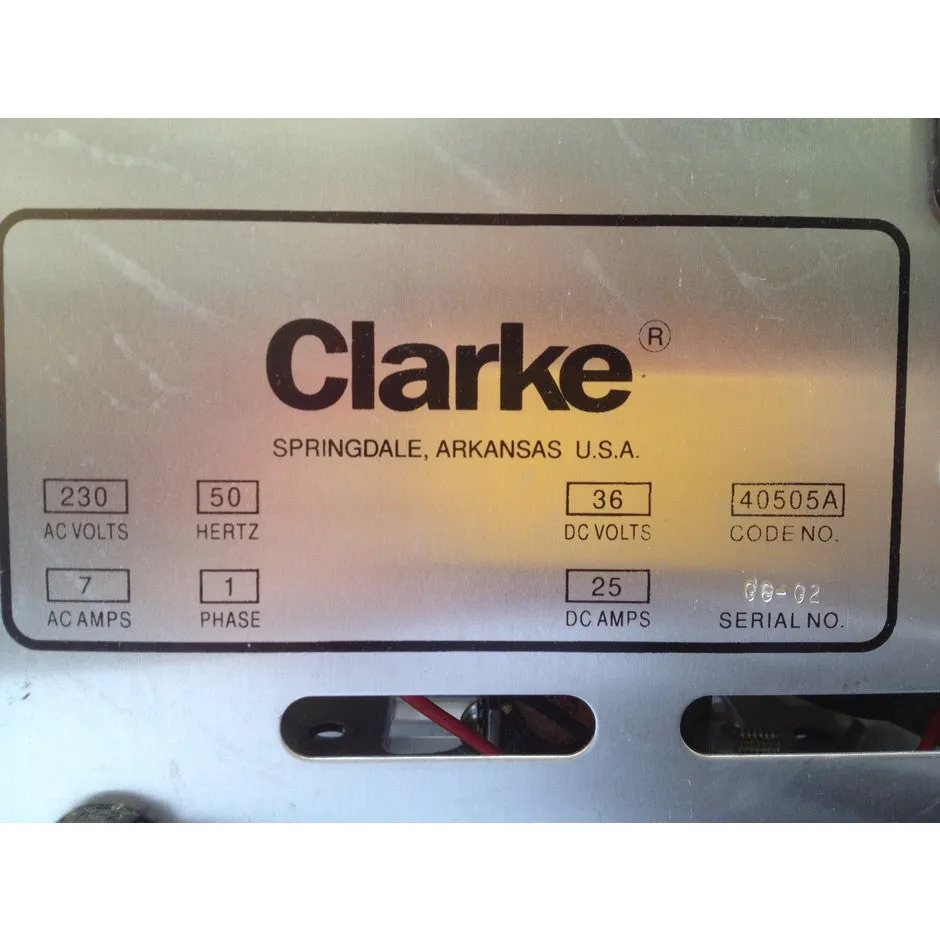 Clarke 36Volt 25 Amp APA Taper Battery Charger For HD Deep Cycle lead Acid Batteries NLA