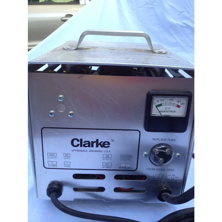 Clarke 36Volt 25 Amp APA Taper Battery Charger For HD Deep Cycle lead Acid Batteries NLA