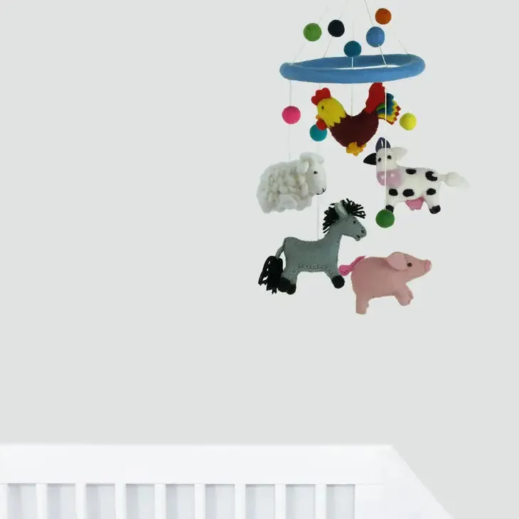 Crib Mobile / Farm Animals