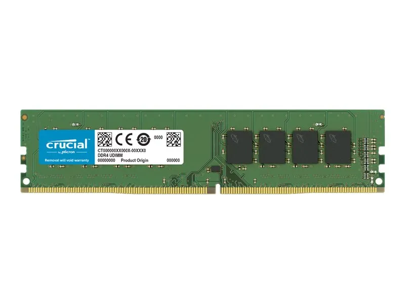 Crucial - Ddr4 - Module - 4 Gb - Dimm 288-Pin - 2666 Mhz / Pc4-21300 - Cl19 - 1.2 V - Unbuffered - Non-Ecc