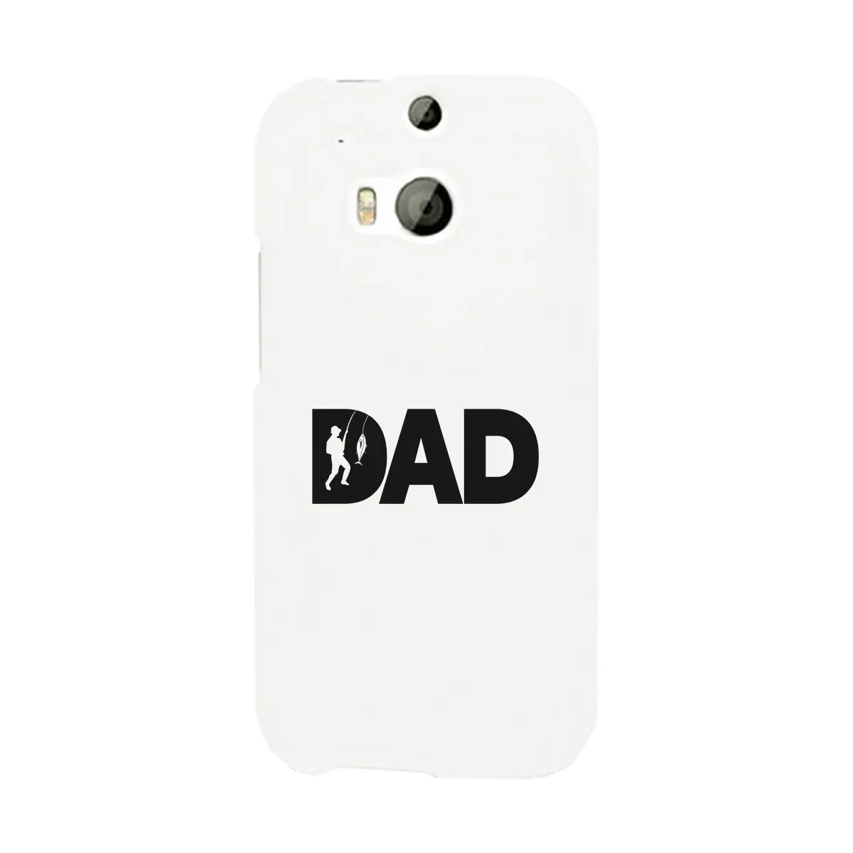 Dad Fish White iPhone 5 Case