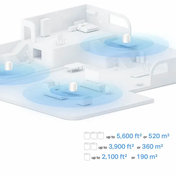 Deco X10 | AX1500 Whole Home Mesh Wi-Fi 6 System - TP-Link - 2 Pack