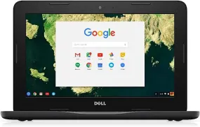 Dell Chromebook 11 3180 4GB 16GB SSD 11.6-Inch Laptop (Black) Renewed