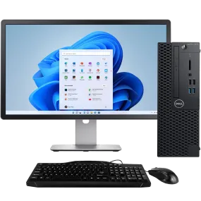 Dell OptiPlex 3070 Intel i5, 9th Gen SFF PC with 20" Monitor