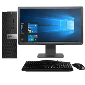 Dell OptiPlex 5040 Intel i5, 6th Gen SFF Desktop PC with 19" Monitor