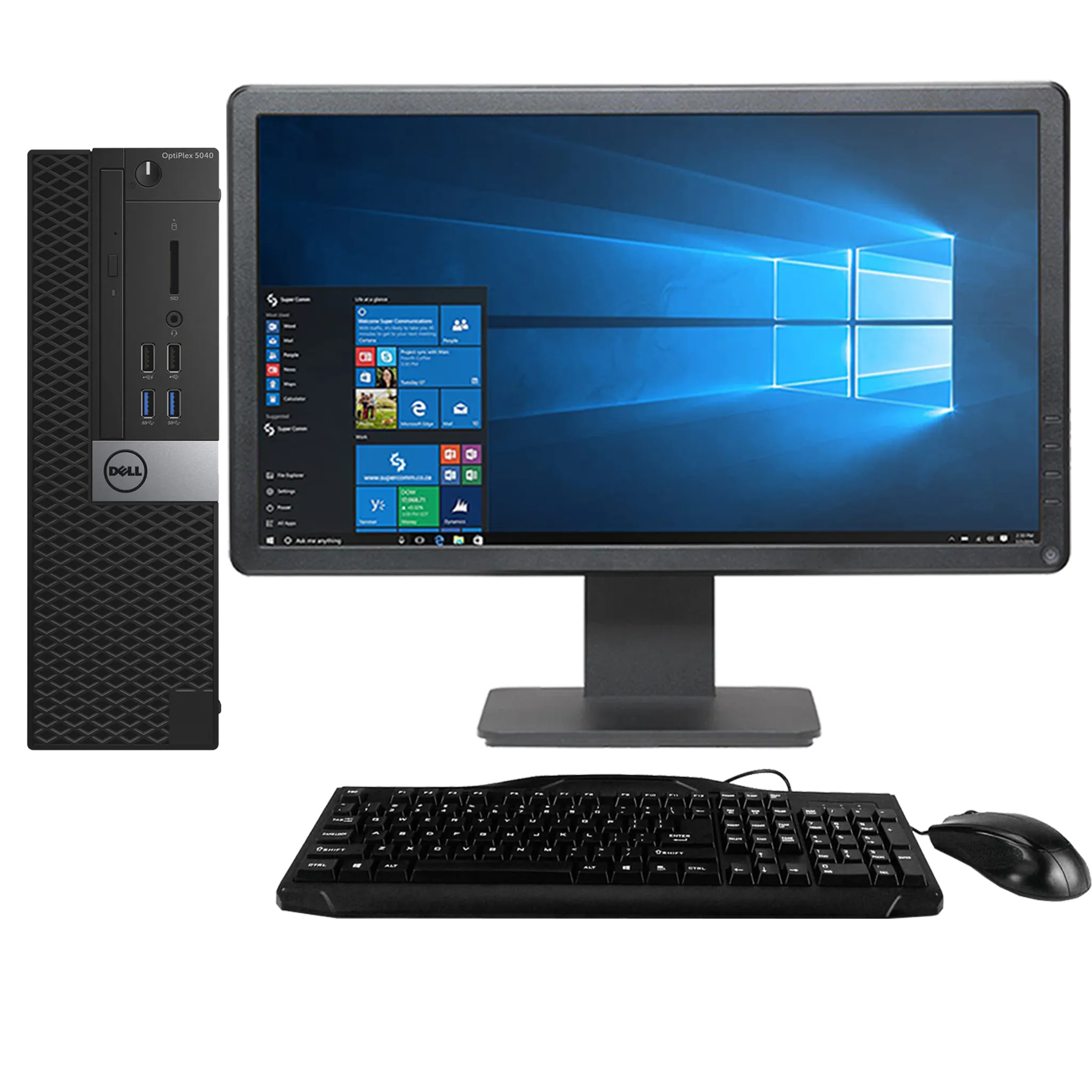 Dell OptiPlex 5040 Intel i5, 6th Gen SFF Desktop PC with 19" Monitor