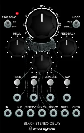 Erica Synths Black Stereo Delay