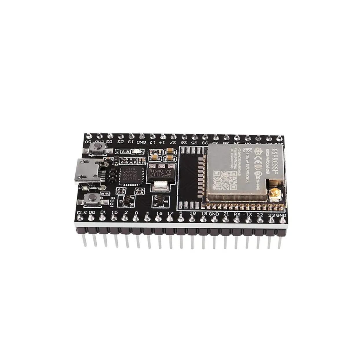 ESP WROOM-32U ESP32 NODEMCU WIFI   BLE IOT DEVELOPMENT BOARD