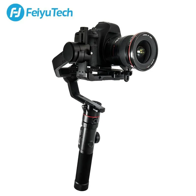 Feiyu AK4000 3-Axis Gimbal Stabilizer DSLRs Mirrorless Cameras, Single Handgrip Slanted