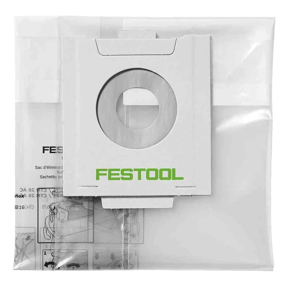 Festool, Disposable Bag Ens-Ct 36 Ac/5 496215, FES496215