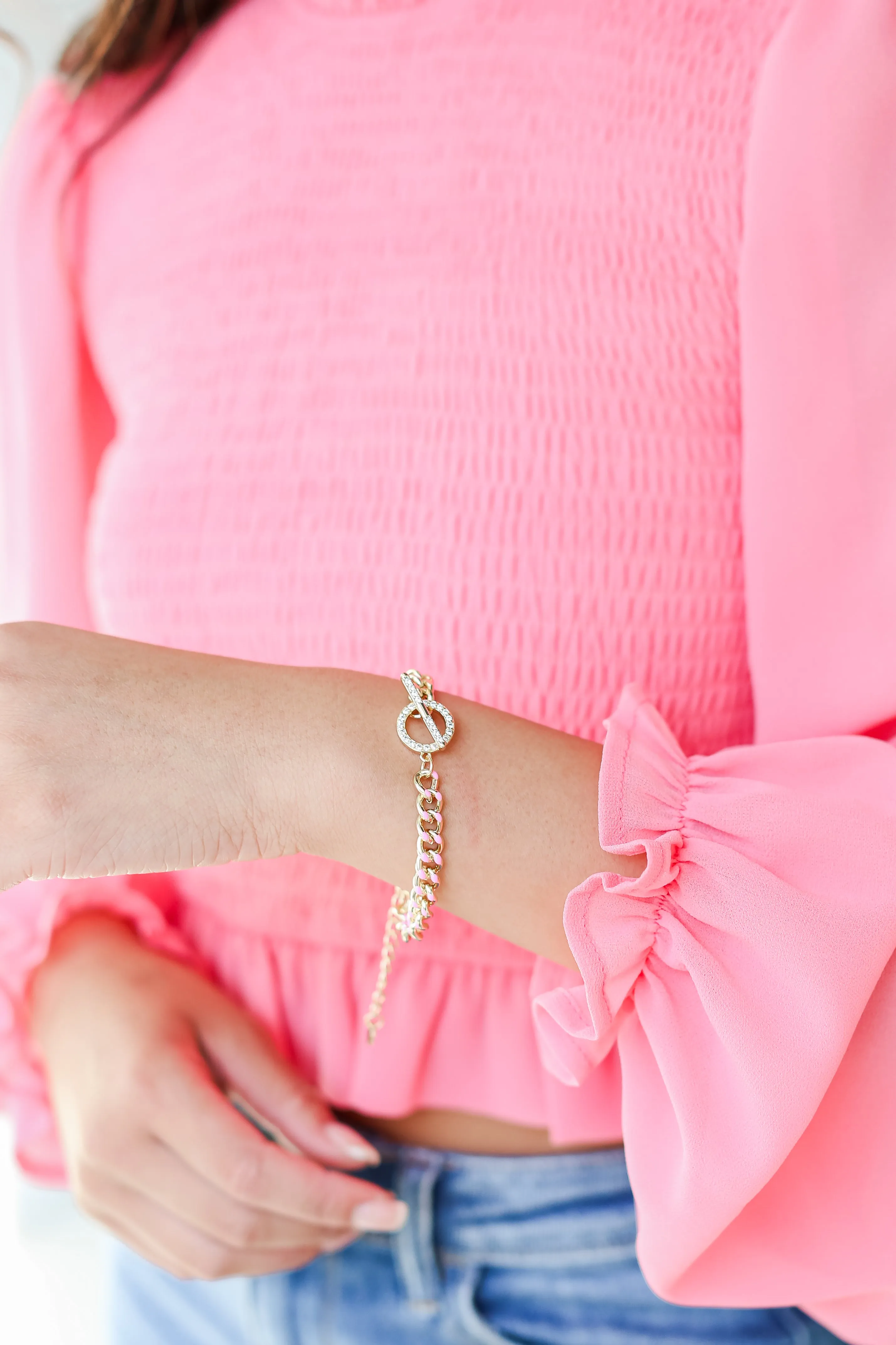 FINAL SALE - Janelle Gold Chain Bracelet