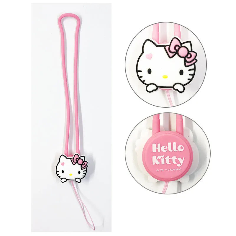 GARMMA Hello Kitty & My Melody Anti-lost Silicone Strap Universal Lanyard