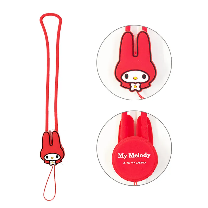 GARMMA Hello Kitty & My Melody Anti-lost Silicone Strap Universal Lanyard