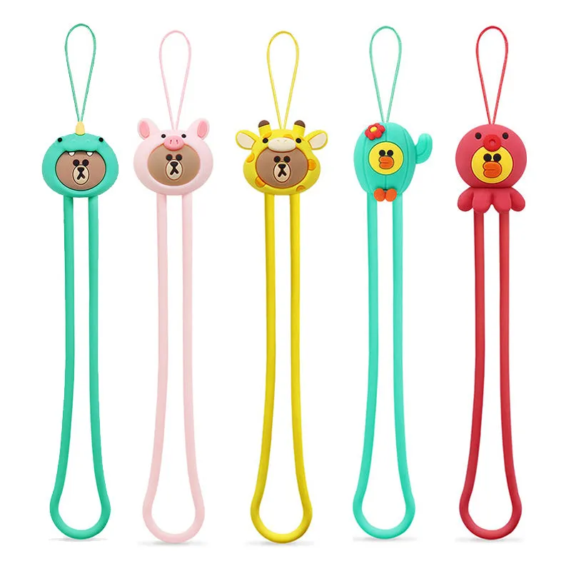 GARMMA Line Friends Anti-lost Silicone Strap Universal Lanyard