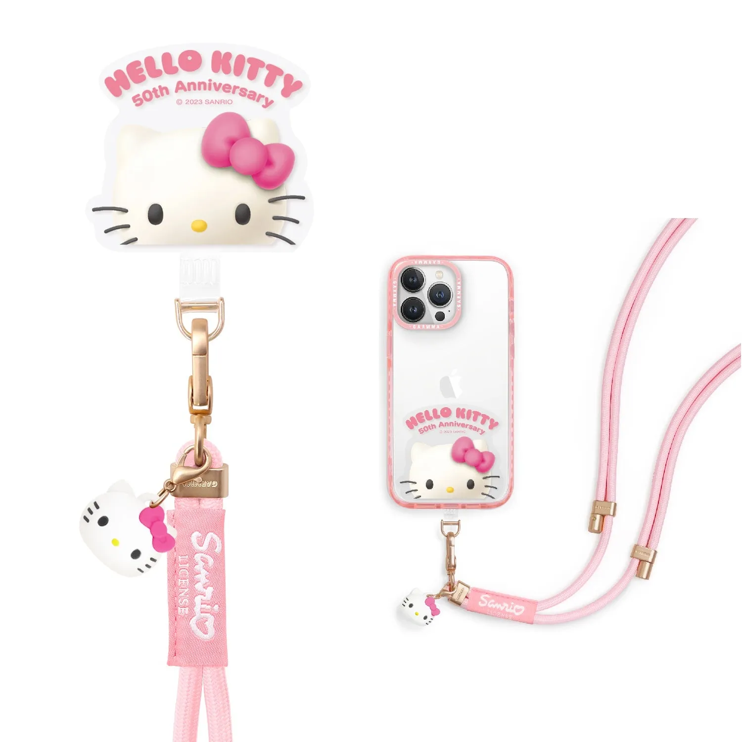 GARMMA Sanrio Doll Charm Phone Buckle Strap Adjustable Lanyard