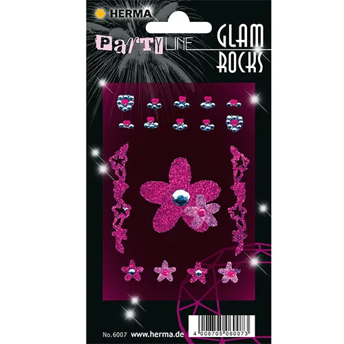 Glam Rocks Flowers Pink (6007)