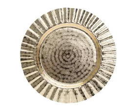 Gold Ripple 13" Charger Plate