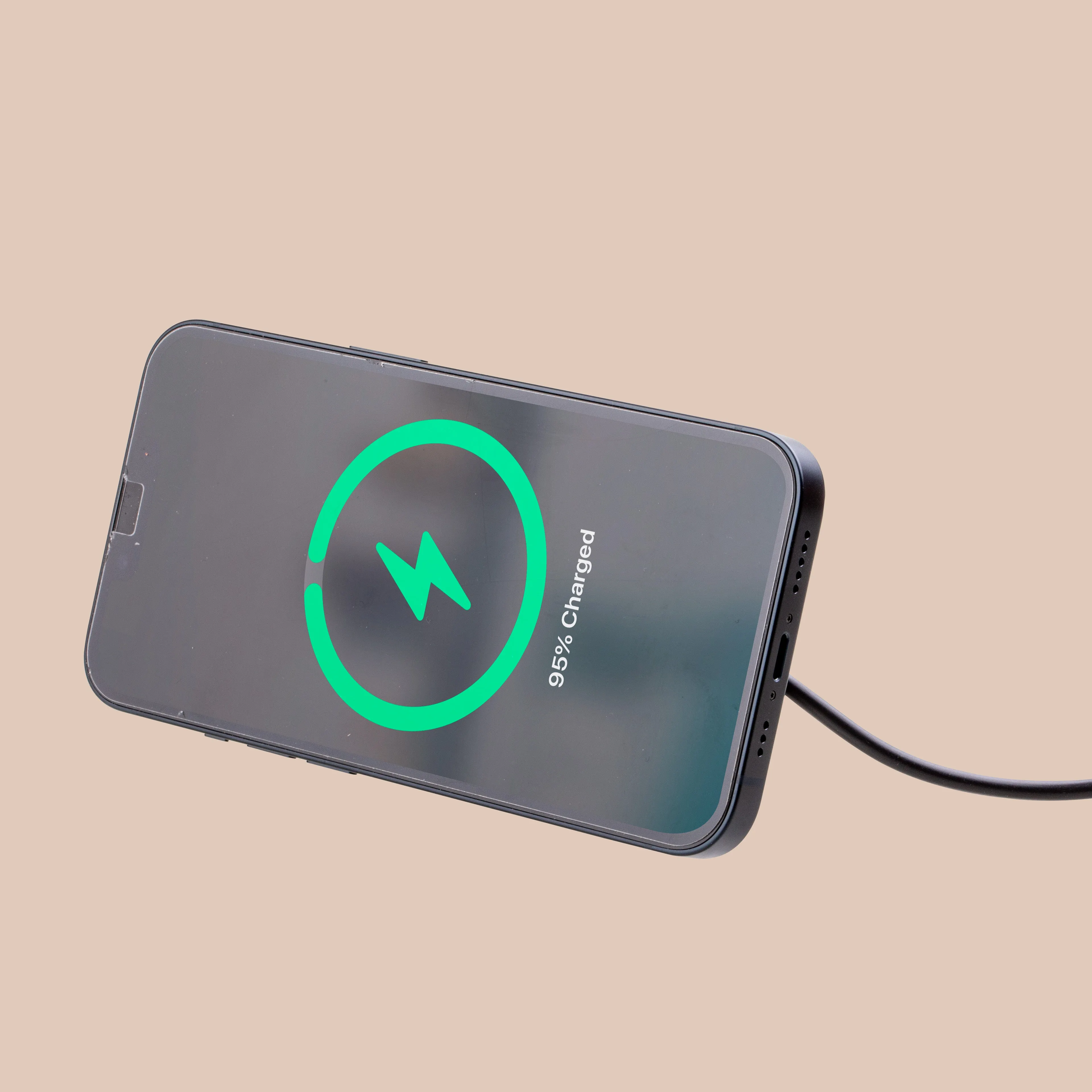 Green Mint Dots Wireless Charger