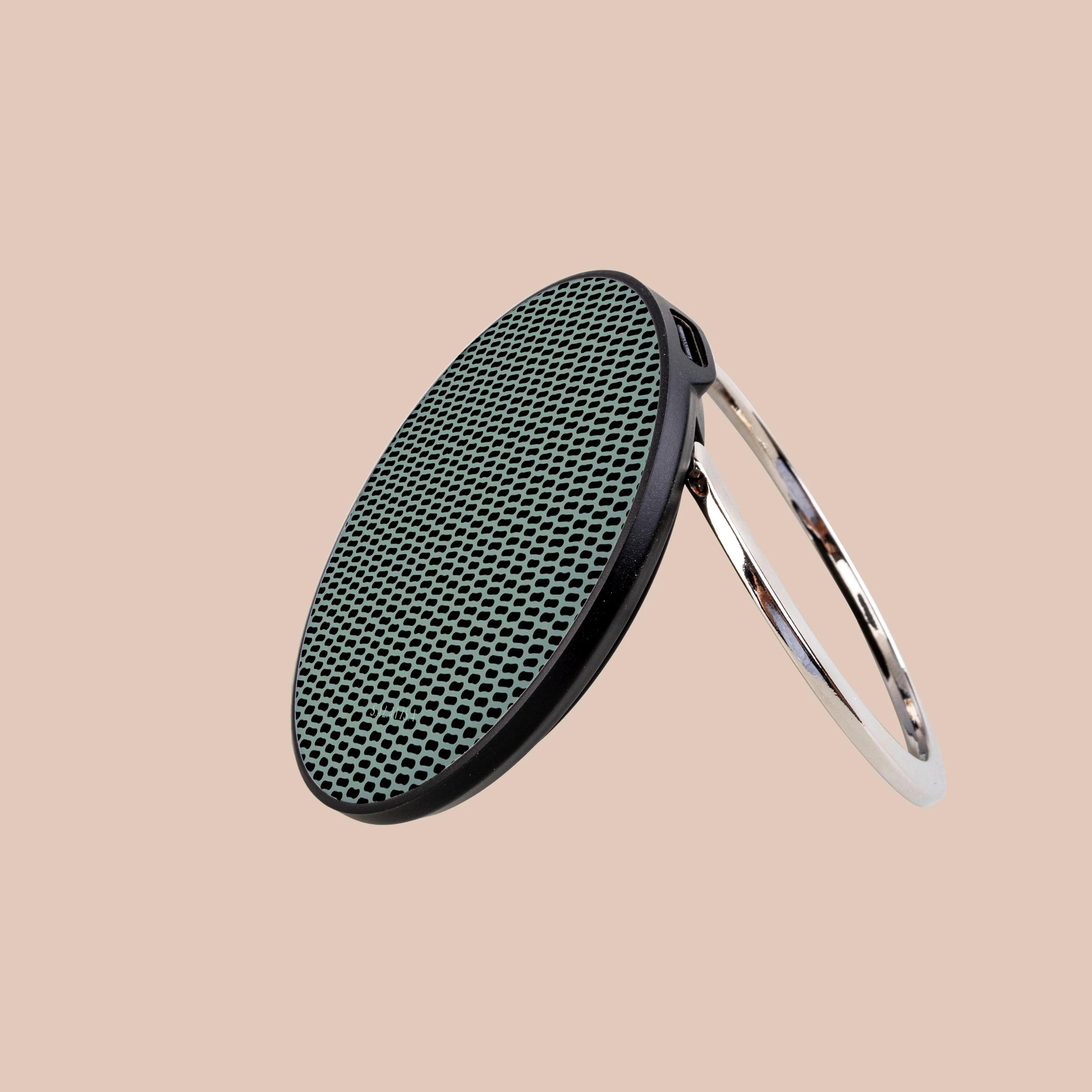 Green Mint Dots Wireless Charger