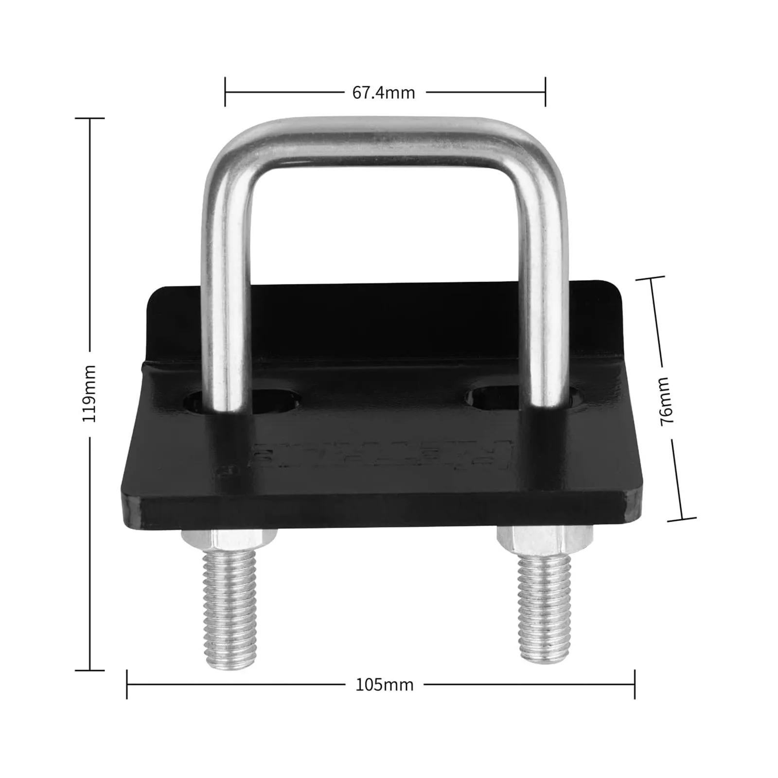 Hitch Tightener Stabilizer Anti-Rattle Tow Clamp Lock Down For 1.25"/ 2" Hitches