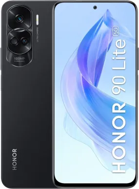 HONOR 90 Lite Smartphone 5G, 8GB 256GB, 6,7” IPS LCD 90Hz Display, 100MP Triple Rear Camera with 4500 mAh Battery, Dual SIM, (Midnight Black)