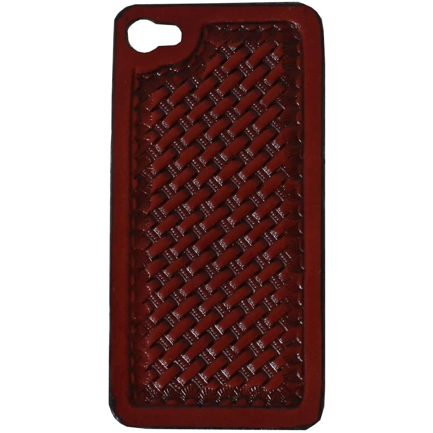 HPC32A - Chestnut Leather iPhone Case