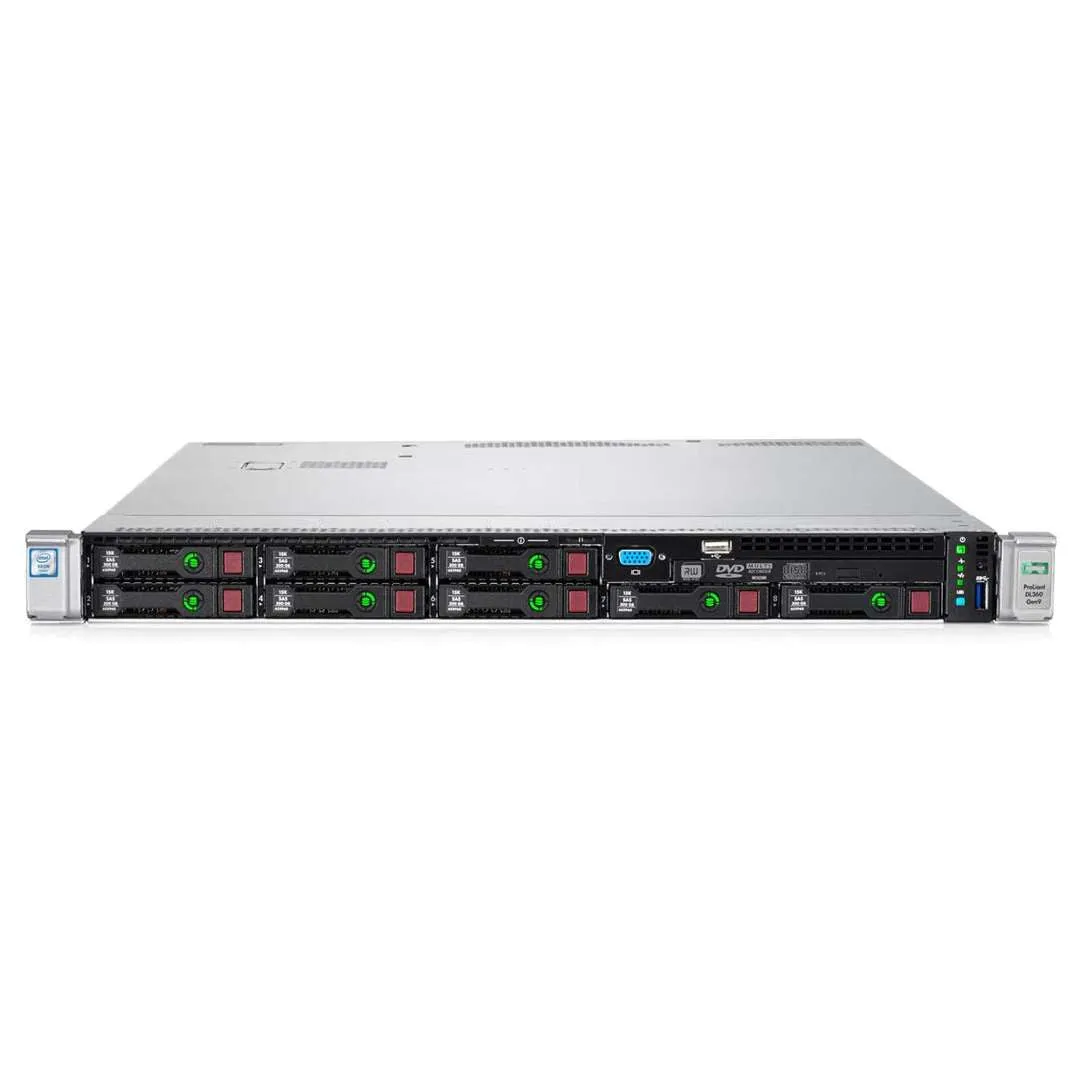 HPE ProLiant DL360 Gen9 E5-2630v4 2.2GHz 10-core 1P 16GB-R P440ar 8SFF 500W PS Base SAS Server | 818208-B21