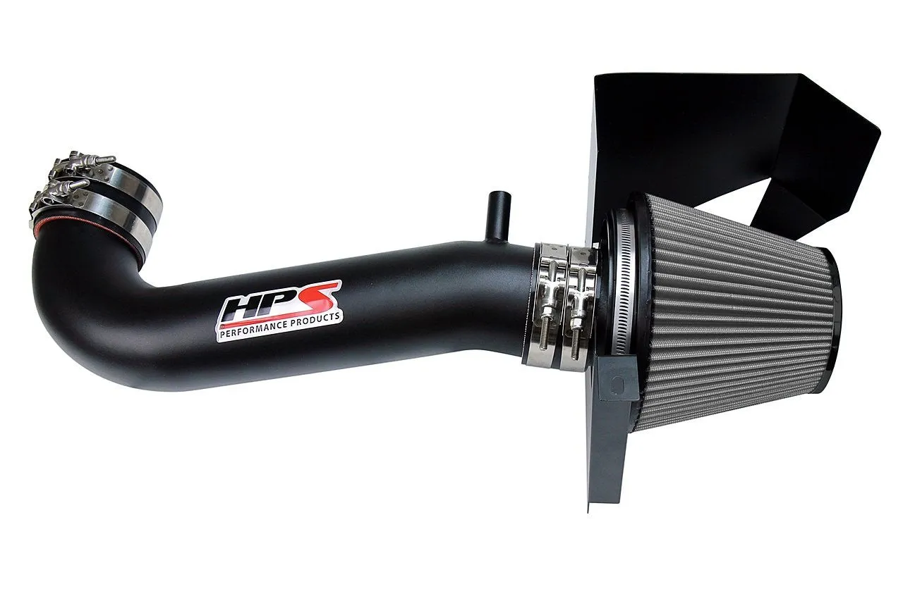 HPS Short Ram Air Intake 827-600WB Dodge Charger 2011-17 Black