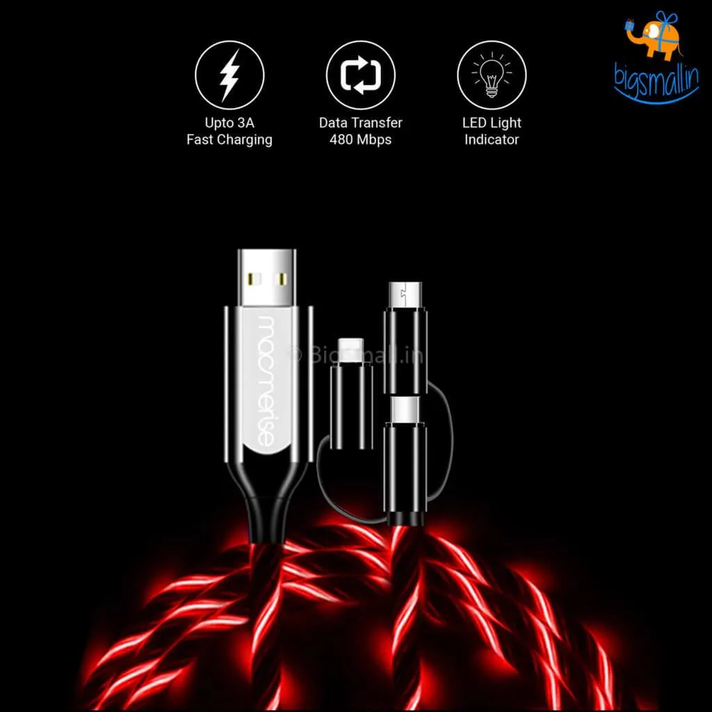 Illume 3 in 1 LED Charging Cable