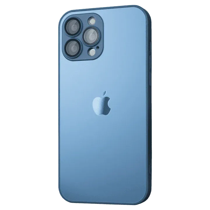 iPhone 14 Pro Max AG Glass Case, with Glasses on Cameras