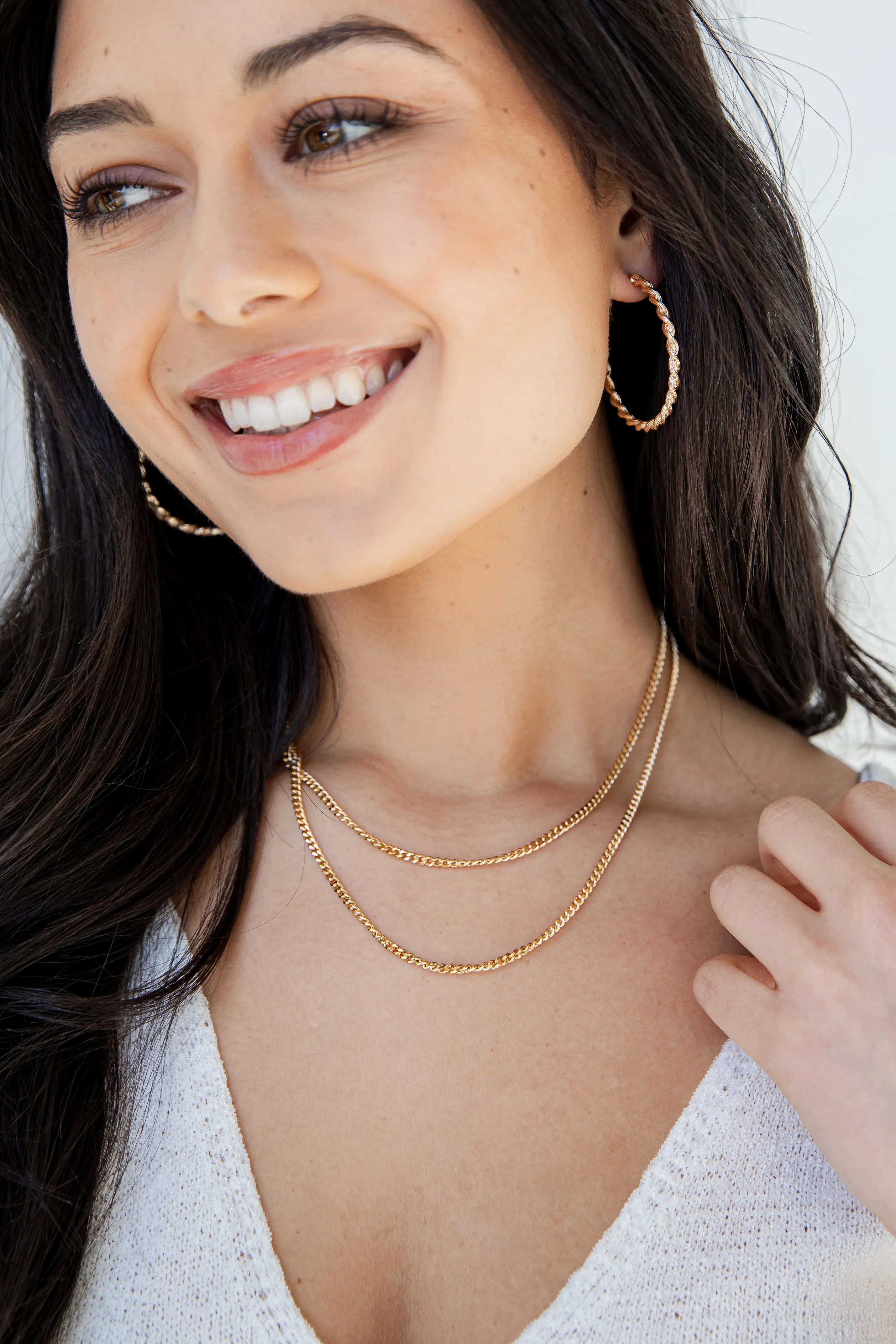 Kendall Gold Layered Chain Necklace