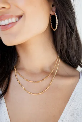 Kendall Gold Layered Chain Necklace